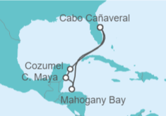 Itinerario del Crucero México - Carnival Cruise Line