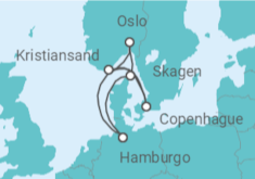 Itinerario del Crucero Dinamarca, Noruega, Alemania - MSC Cruceros