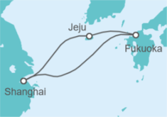 Itinerario del Crucero Jeju y Fukuoka - Royal Caribbean