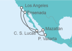 Itinerario del Crucero Riviera Mexicana: Cabo y Puerto Vallarta  - NCL Norwegian Cruise Line