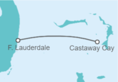 Itinerario del Crucero Bahamas y Castaway Cay - Disney Cruise Line