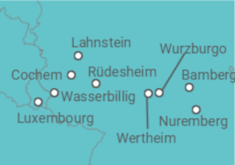 Itinerario del Crucero Nuremberg - Amacerto - AmaWaterways