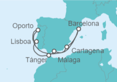 Itinerario del Crucero España, Portugal y Marruecos - Celebrity Cruises