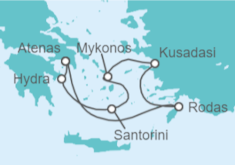 Itinerario del Crucero Lo mejor de Grecia I 2025 - Celebrity Cruises