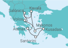 Itinerario del Crucero Grecia al completo y Turquía - Celebrity Cruises