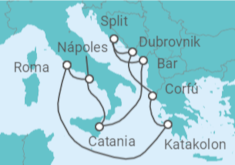 Itinerario del Crucero Grecia, Croacia, Italia - Celebrity Cruises