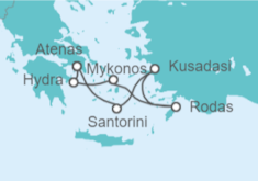 Itinerario del Crucero Lo mejor de Grecia I 2025 - Celebrity Cruises