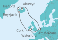 Itinerario del Crucero Islandia e Irlanda - Celebrity Cruises