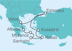 Itinerario del Crucero Islas Griegas y Turquía - Celebrity Cruises