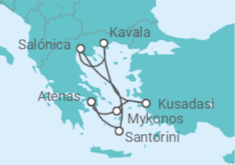 Itinerario del Crucero Lo mejor de Grecia II  - Celebrity Cruises