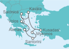 Itinerario del Crucero Grecia al completo y Turquía - Celebrity Cruises