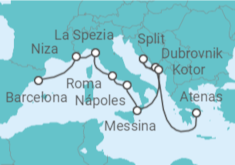 Itinerario del Crucero Croacia, Montenegro, Italia y Francia - Celebrity Cruises