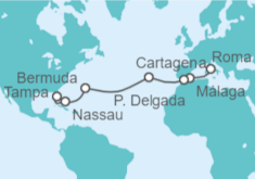 Itinerario del Crucero Desde Roma a Tampa - Celebrity Cruises