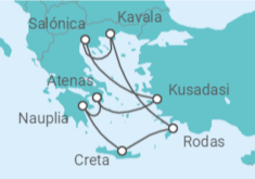 Itinerario del Crucero Grecia y Turquía - Celebrity Cruises