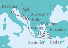 Itinerario del Crucero Grecia, Turquía, Croacia - Celebrity Cruises