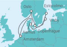 Itinerario del Crucero Noruega, Dinamarca y Suecia - Celebrity Cruises