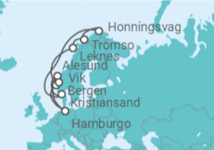 Itinerario del Crucero Noruega - Costa Cruceros