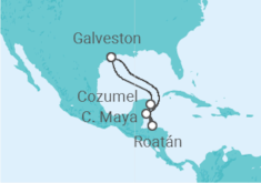 Itinerario del Crucero Caribe occidental - Royal Caribbean