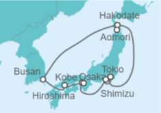 Itinerario del Crucero Japón y Corea Del Sur - Celebrity Cruises