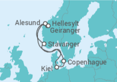 Itinerario del Crucero Dinamarca, Noruega - Costa Cruceros