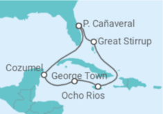 Itinerario del Crucero Great Stirrup Cay y Cozumel  - NCL Norwegian Cruise Line