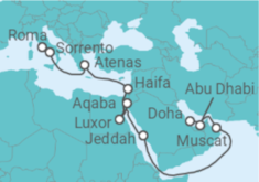 Itinerario del Crucero De Zocos a Sorrento - Regent Seven Seas