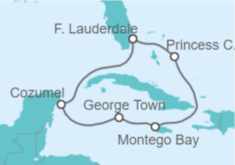 Itinerario del Crucero Caribe occidental con Bahamas - Princess Cruises