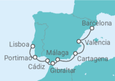 Itinerario del Crucero Playas doradas y encanto cultural - Silversea