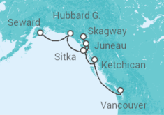 Itinerario del Crucero Alaska - Silversea