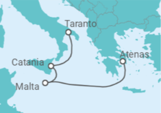 Itinerario del Crucero Malta e Italia - Costa Cruceros