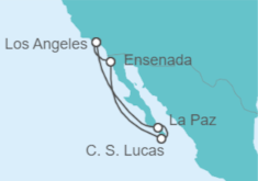 Itinerario del Crucero México - Princess Cruises