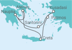 Itinerario del Crucero Rapsodia griega - Regent Seven Seas