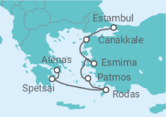 Itinerario del Crucero Turquía, Grecia - Seabourn