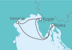 Itinerario del Crucero Eslovenia - MSC Cruceros