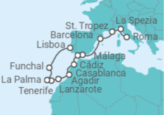 Itinerario del Crucero Islas Canarias - Oceania Cruises