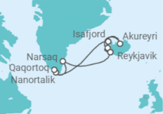 Itinerario del Crucero Leyendas vikingas y nórdicas - Oceania Cruises