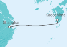 Itinerario del Crucero Kagoshima - Royal Caribbean