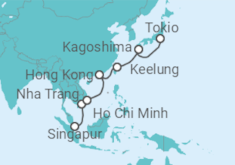 Itinerario del Crucero Vietnam, China, Taiwán, Japón - Celebrity Cruises