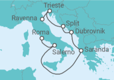 Itinerario del Crucero Italia, Croacia - Royal Caribbean