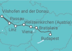 Itinerario del Crucero Alemania, Austria, Hungría - AmaWaterways