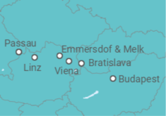 Itinerario del Crucero Rapsodia del Danubio - Panavision