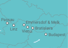 Itinerario del Crucero Rapsodia del Danubio - Panavision