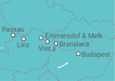 Itinerario del Crucero Rapsodia del Danubio - Panavision