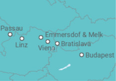 Itinerario del Crucero Rapsodia del Danubio - Panavision