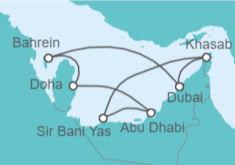 Itinerario del Crucero Desierto asombroso - Celestyal Cruises