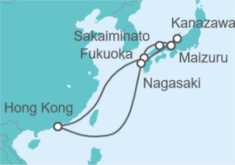 Itinerario del Crucero Kyoto, Fukuoka y Sasebo - Royal Caribbean