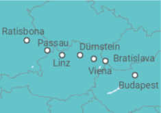 Itinerario del Crucero Lo mejor del Danubio - Exclusivo - Panavision