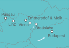 Itinerario del Crucero Rapsodia del Danubio - Exclusivo - Panavision