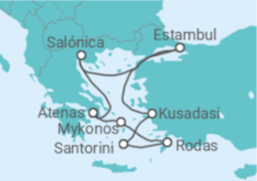 Itinerario del Crucero Grecia, Turquía - Celebrity Cruises