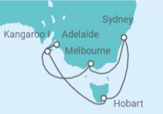 Itinerario del Crucero Australia - Celebrity Cruises